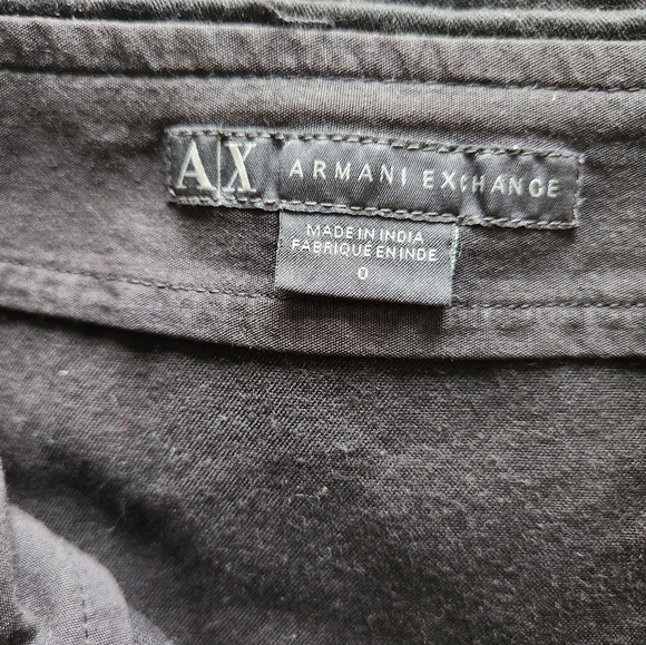 Armani Exchange black mini skirt, size 0, lightly worn - Picture 3 of 4
